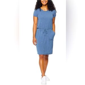 32 Degrees Cool Blue Casual Dress Women's Stretch Dress